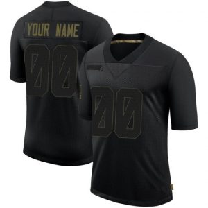 Saints Custom Jersey for Youth Custom New Orleans Saints Limited Black 2020 Salute To Service Jersey