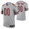 Youth's Custom Chicago Bears Jersey Silver Inverted Legend Edition - Replica