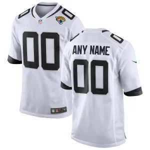 Custom Jaguars Jersey for Youth White Jacksonville Jaguars Custom Road Game Jersey