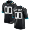 Custom Jaguars Jersey for Youth's Black Jacksonville Jaguars Custom Alternate Game Jersey