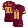 Custom Commanders Jersey for Women Washington Commanders Home Game Custom Player Jersey - Burgundy