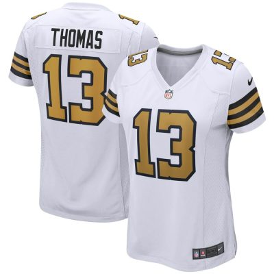 Saints Custom Jersey for Women New Orleans Saints Custom Alternate Game Jersey - White