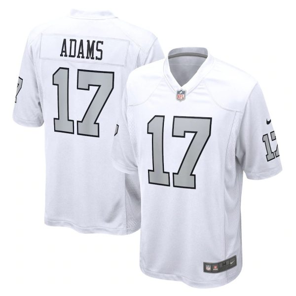 Men's Las Vegas Raiders Alternate Custom Game Jersey - White - Replica