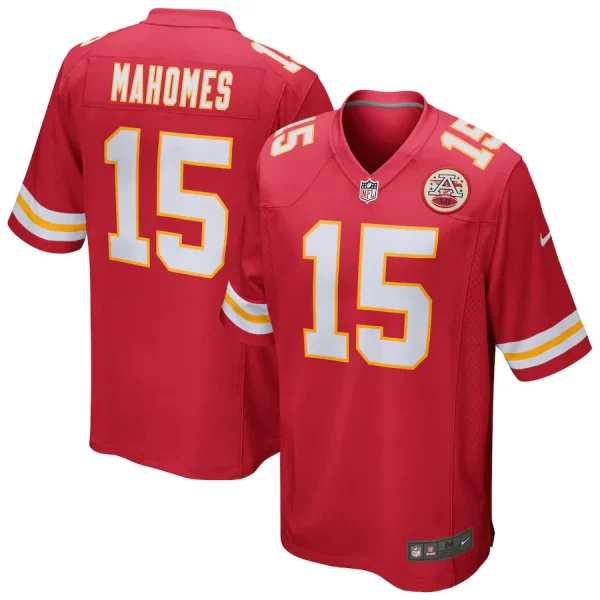 Men's Patrick Mahomes Kansas City Chiefs Home Game Jersey - Red - Replica