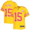 Men's Patrick Mahomes Kansas City Chiefs Inverted Team Game Jersey - Gold - Replica