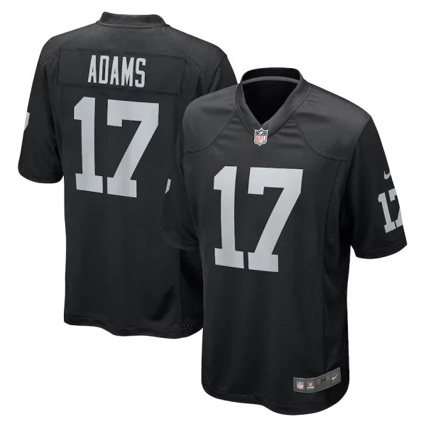 Men's Davante Adams Las Vegas Raiders Home Game Jersey - Black - Replica