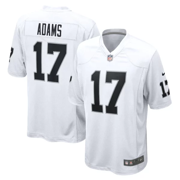 Men's Davante Adams Las Vegas Raiders Road Game Jersey - White - Replica