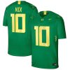 Youth's Bo Nix Oregon Ducks NIL Replica Football Jersey - Green