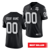 Men's Las Vegas Raiders Customized 2020 Black Inaugural Season Vapor Limited Stitched Jersey - Replica