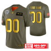 Men's 100th Season Las Vegas Raiders Custom 2019 Salute to Service Jersey - Replica