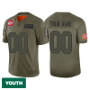 Custom Chiefs Jersey for Youth Custom Kansas City Chiefs 2019 Salute to Service Camo Jersey - Limited