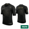 Youth's Custom Las Vegas Raiders #00 Black 2020 Salute to Service Limited Jersey - Replica