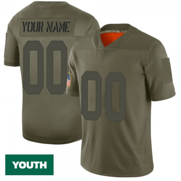 Youth's San Francisco 49ers Custom 2019 Salute to Service Jersey - Camo Limited - Replica