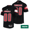 Youth's Louisville Cardinals Black College Football Custom Jersey - Replica