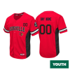 Youth's Louisville Cardinals Red Custom Baseball Jersey , Baseball Uniform - Replica