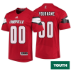 Youth's Louisville Cardinals Red College Football Custom Jersey - Replica