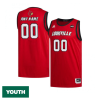 Youth's Customized Louisville Cardinals Red Retro Jersey - Replica