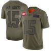 Men's Patrick Mahomes Olive Kansas City Chiefs 2019 Salute to Service Limited Jersey - Replica