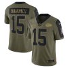 Men's Patrick Mahomes Olive Kansas City Chiefs 2021 Salute To Service Limited Player Jersey - Replica