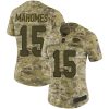 Custom Chiefs Jersey for Women Chiefs #15 Patrick Mahomes Camo Stitched NFL Limited 2018 Salute to Service Jersey