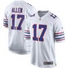 Youth's Josh Allen Buffalo Bills Alternate Game Player Jersey - White - Replica