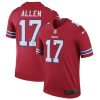 Youth's Josh Allen Buffalo Bills Color Rush Legend Jersey - Red - Replica