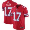 Youth's Josh Allen Buffalo Bills Color Rush Vapor Limited Jersey - Red - Replica