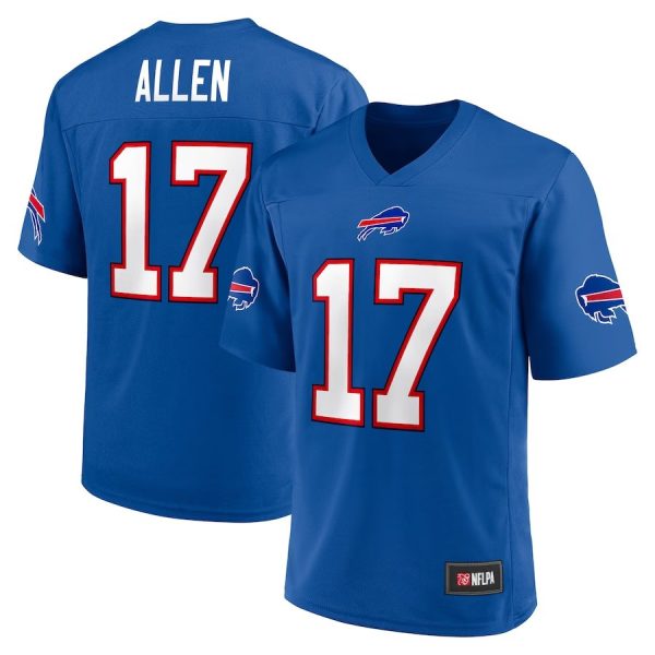 Youth's Josh Allen Royal Buffalo Bills Replica Player Jersey