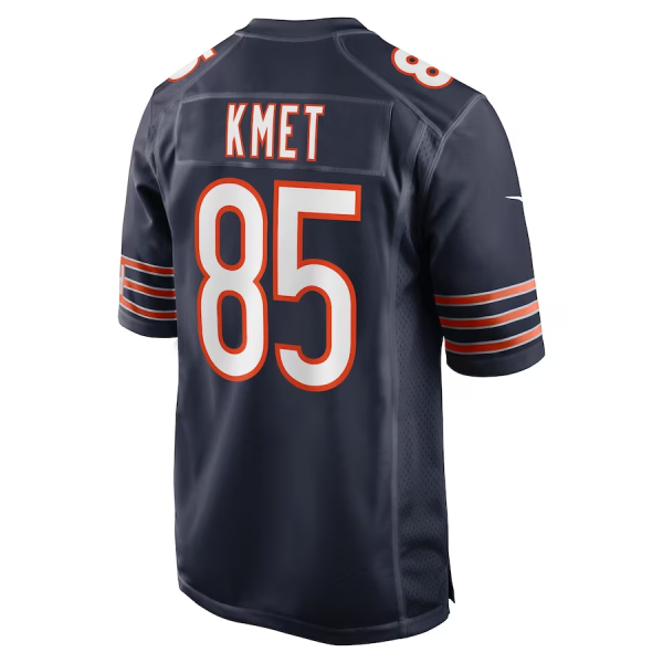 Cole Kmet Jersey, Navy Men's, Home Game Jersey - Replica