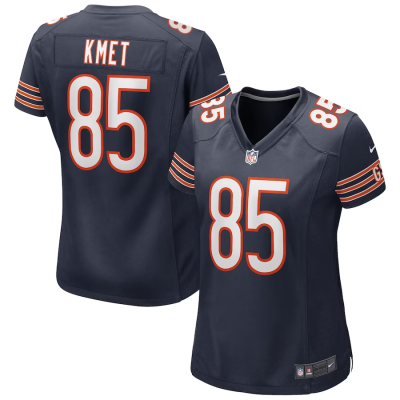 Cole Kmet Jersey, Navy Woman's, Home Game Jersey - Replica