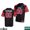 Custom Utah Utes Jersey, Black Youth's, College Football Jersey