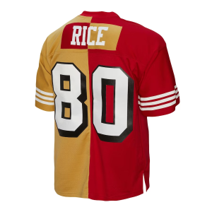 Jerry Rice Jersey, Scarlet/Gold Men's, 1994 Split Legacy Replica Jersey