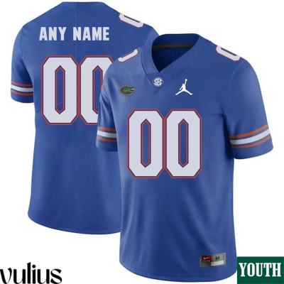 Custom Florida Gators Jersey, Royal Youth's, Custom Football Jersey -