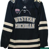 Custom Michigan Jerseys, Black Youth's, Custom University Road Jersey - Replica