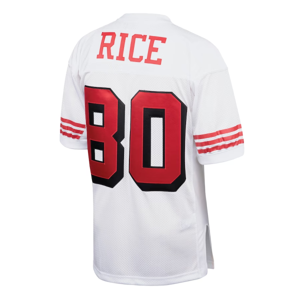 Jerry Rice Jersey, White Men's, 1994 Throwback Retired Player Jersey - Replica