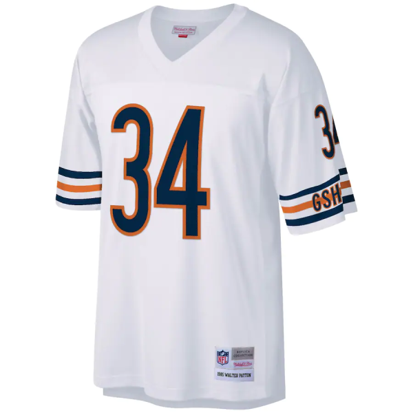 Walter Payton Jersey, White Men's, Legacy Replica Jersey