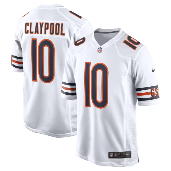 Chase Claypool Jersey, White Men's, Game Player Jersey - Replica