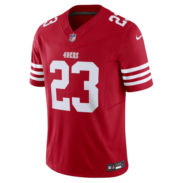 Christian Mccaffrey Jersey, Scarlet Men's, Vapor F.U.S.E. Limited Jersey - Replica