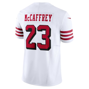 Christian Mccaffrey Jersey, White Men's, Alternate Vapor F.U.S.E. Limited Jersey - Replica