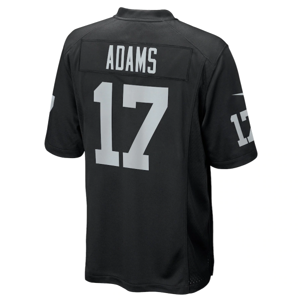 Davante Adams Jersey, Black Men's, Game Jersey - Replica