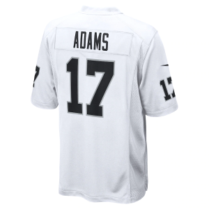 Davante Adams Jersey, White Men's, Game Jersey - Replica