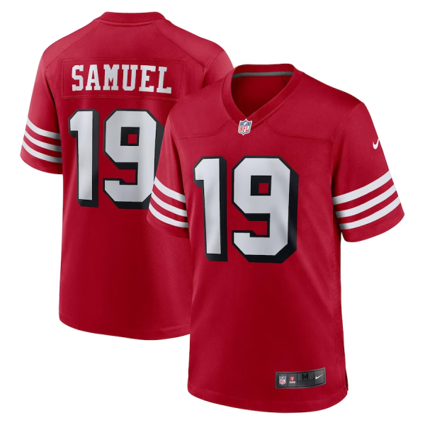 Deebo Samuel Jersey, Scarlet Men's, Alternate Game Jersey - Replica