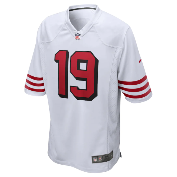 Deebo Samuel Jersey, White Men's, Alternate Game Jersey - Replica