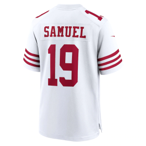 Deebo Samuel Jersey, White Men's, Player Game Jersey - Replica