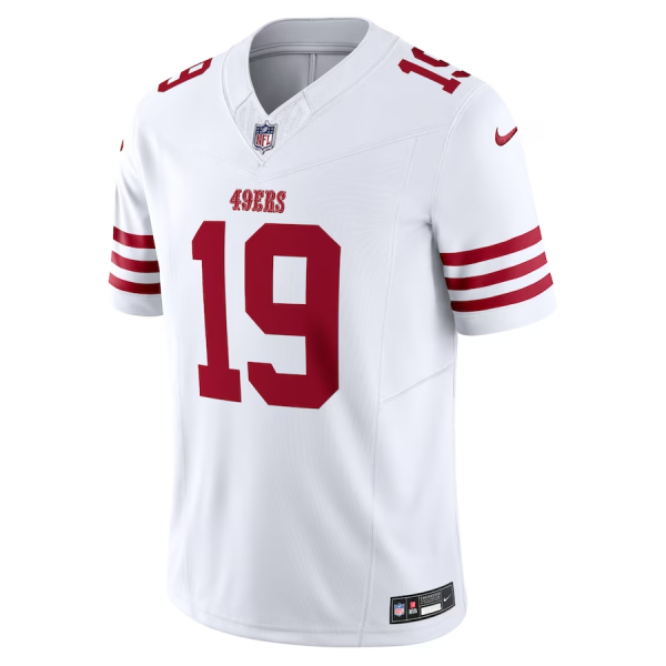 Deebo Samuel Jersey, White Men's, Vapor F.U.S.E. Limited Jersey - Replica