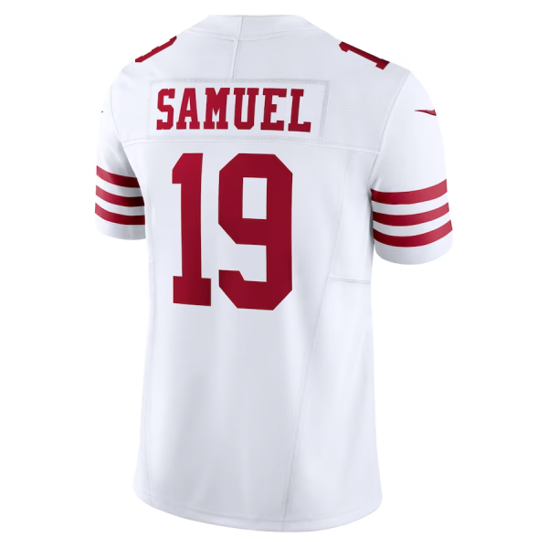 Deebo Samuel Jersey, White Men's, Vapor F.U.S.E. Limited Jersey - Replica