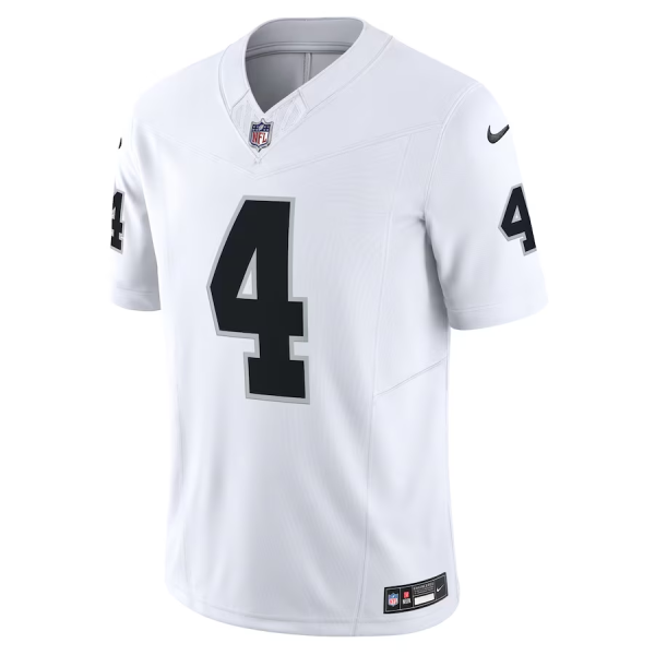 Derek Carr Jersey, White Men's, Vapor F.U.S.E. Limited Jersey - Replica