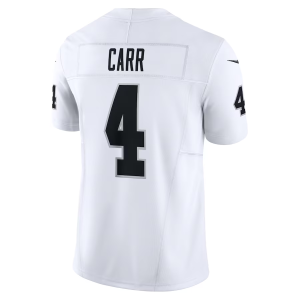 Derek Carr Jersey, White Men's, Vapor F.U.S.E. Limited Jersey - Replica