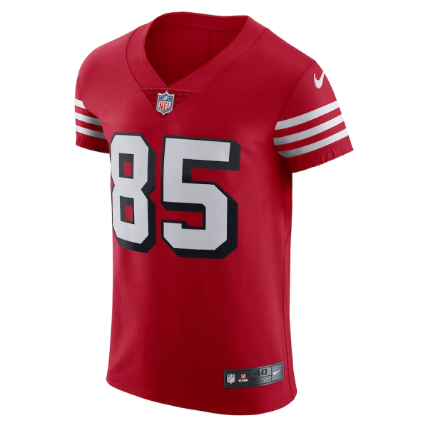 George Kittle Jersey, Scarlet Men's, Alternate Vapor Elite Jersey - Replica