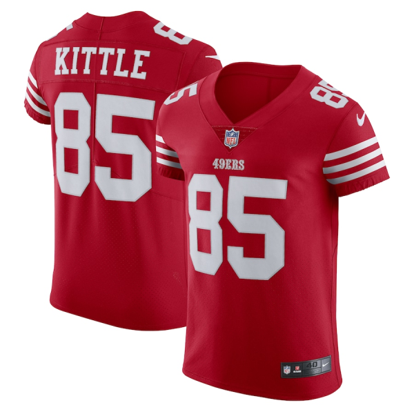 George Kittle Jersey, Scarlet Men's, Vapor Elite Jersey - Replica